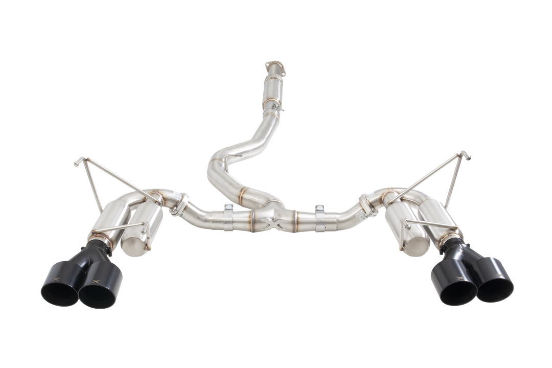 Xforce Subaru WRX STI G3 & VA Sedan Race Cat Back Exhaust with Black Tips