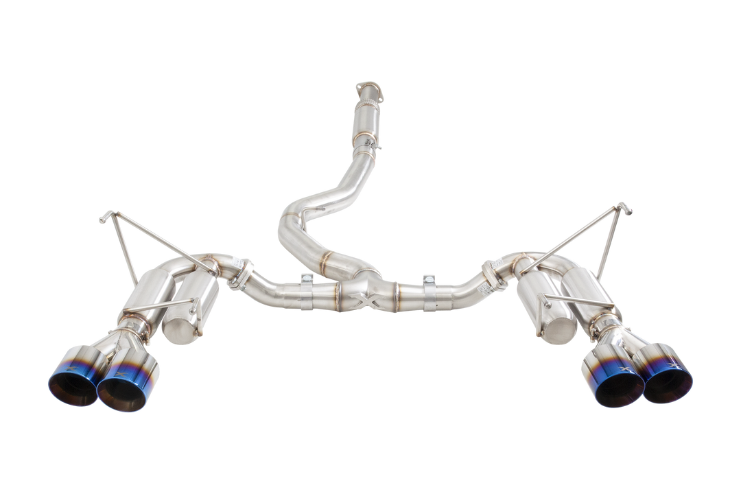 Xforce Subaru WRX STI G3 & VA Sedan Race Cat Back Exhaust with Burnt Blue Tips