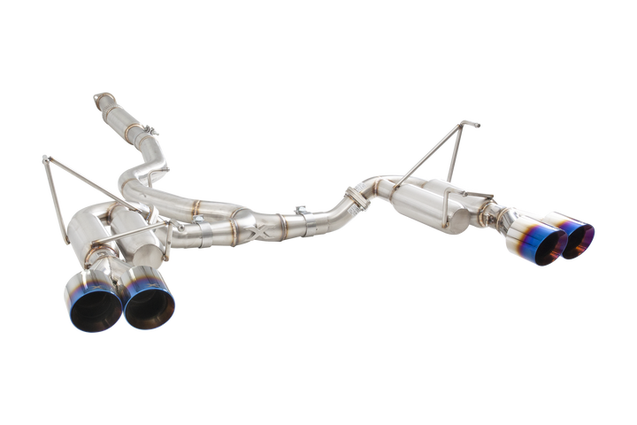 Xforce Subaru WRX STI G3 & VA Sedan Race Cat Back Exhaust with Burnt Blue Tips
