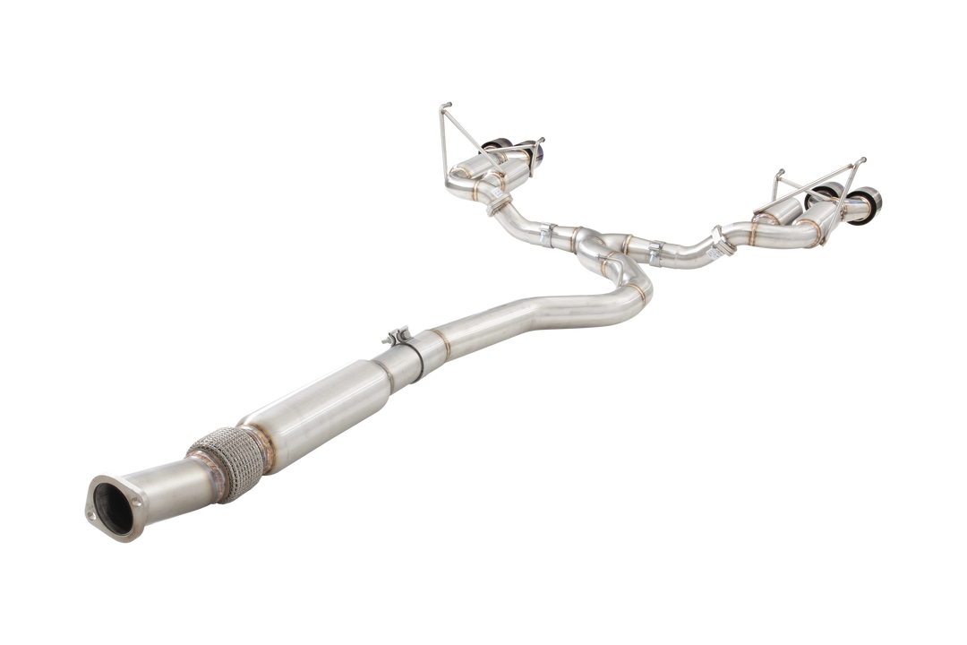 Xforce Subaru WRX STI G3 & VA Sedan Race Cat Back Exhaust with Burnt Blue Tips