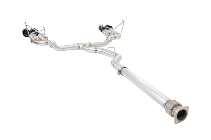 Xforce Subaru WRX VB Race Cat Back Exhaust System with Black Tips