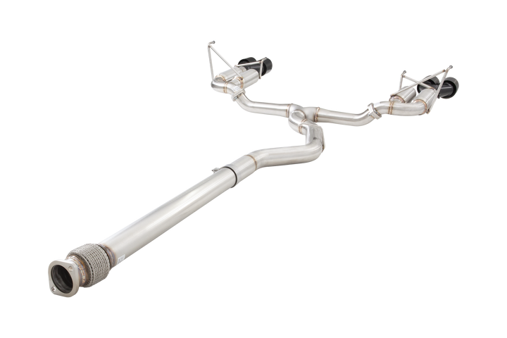 Xforce Subaru WRX VB Race Cat Back Exhaust System with Black Tips