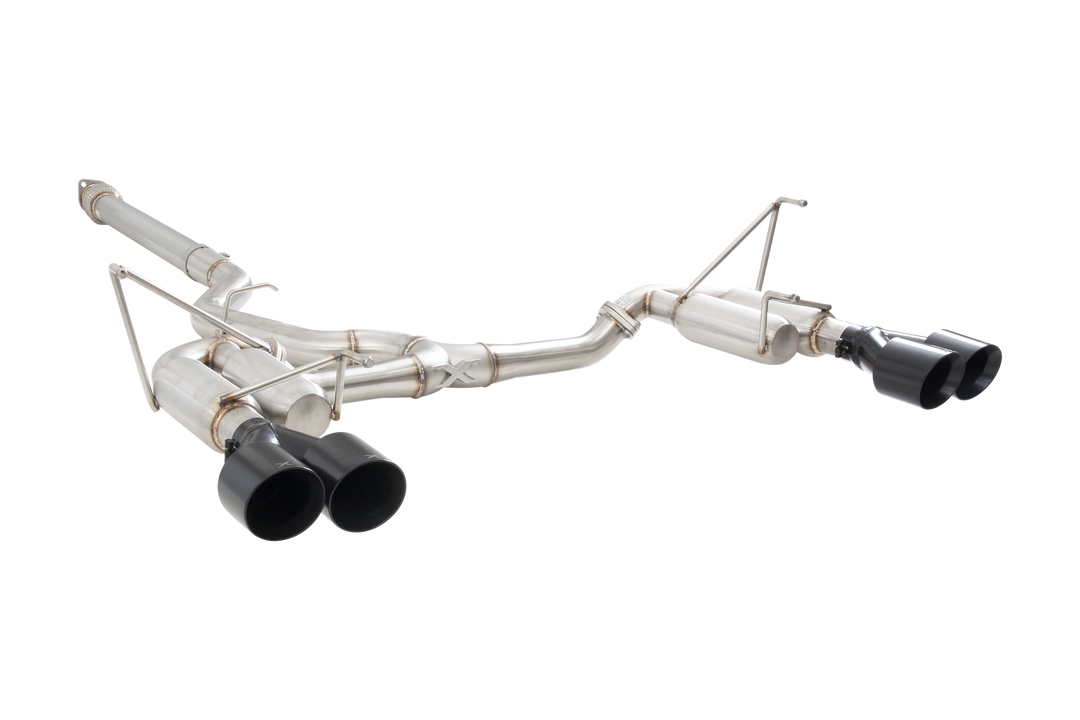 Xforce Subaru WRX VB Race Cat Back Exhaust System with Black Tips