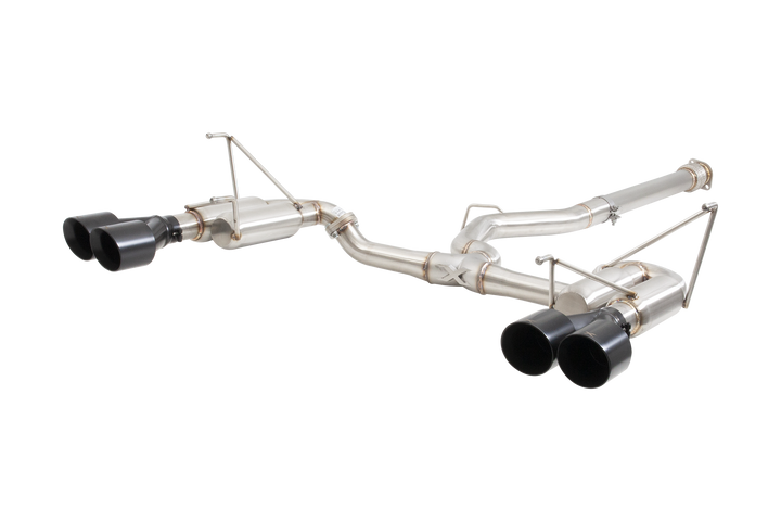 Xforce Subaru WRX VB Race Cat Back Exhaust System with Black Tips