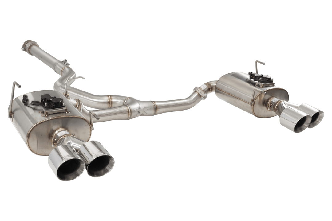 Xforce Subaru WRX VB Varex WR Valved Cat Back Exhaust System with Polished Tips