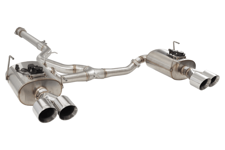 Xforce Subaru WRX VB Varex WR Valved Cat Back Exhaust System with Polished Tips