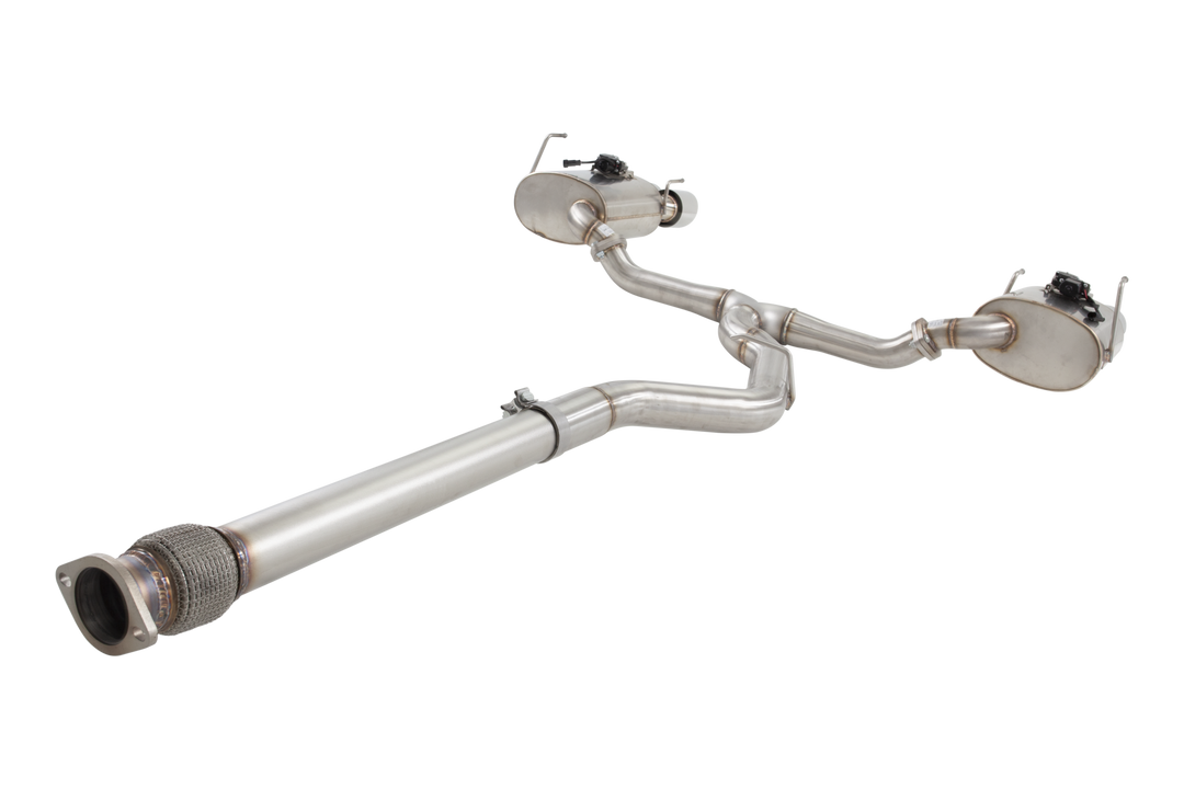 Xforce Subaru WRX VB Varex WR Valved Cat Back Exhaust System with Polished Tips