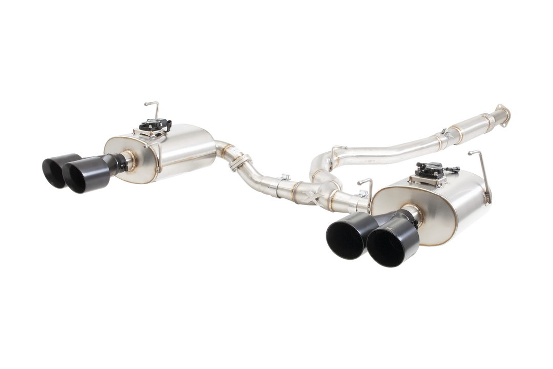 Xforce Subaru WRX / STI G3 & VA Sedan Varex WR Valved Cat Back Exhaust with Black Tips