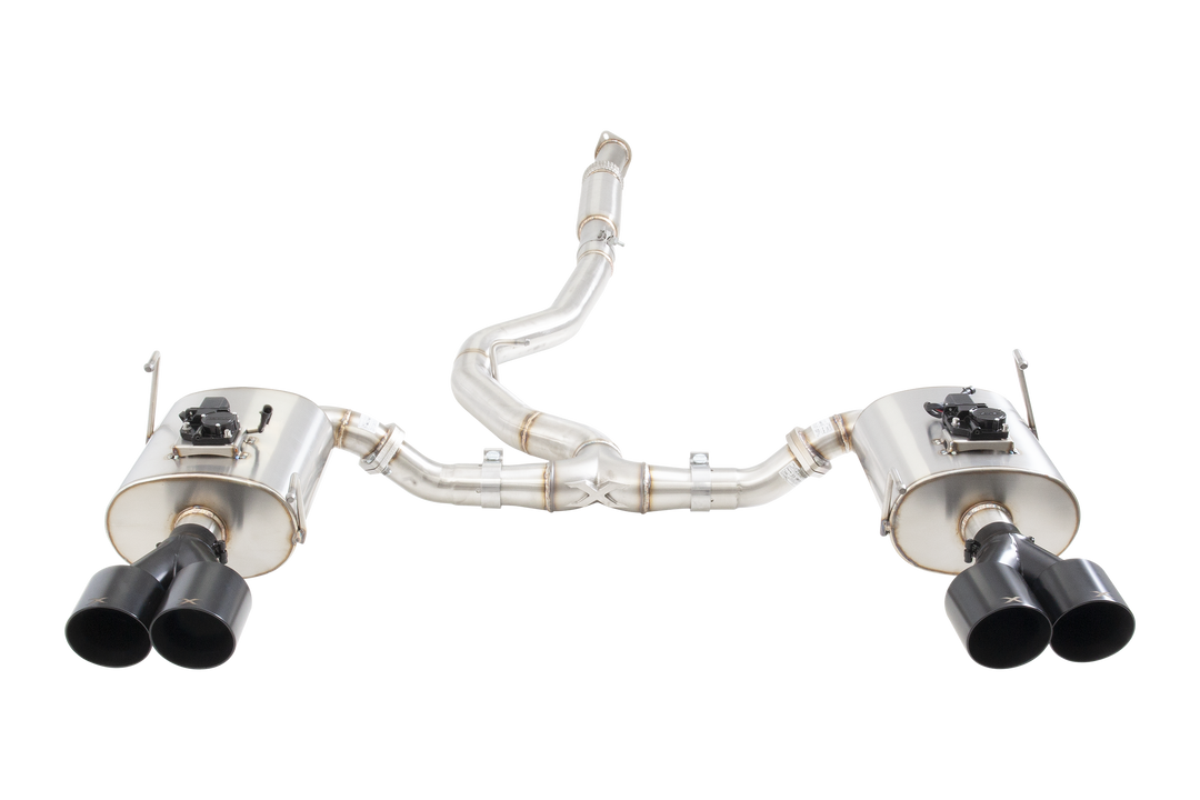 Xforce Subaru WRX / STI G3 & VA Sedan Varex WR Valved Cat Back Exhaust with Black Tips