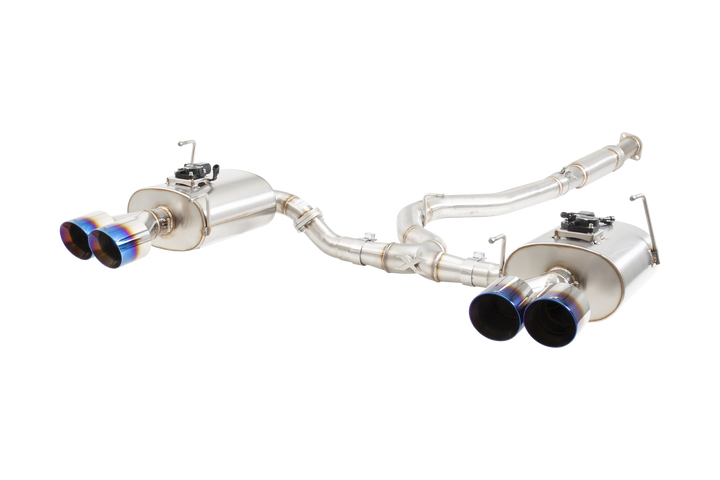 Xforce Subaru WRX / STI G3 & VA Sedan Varex WR Valved Cat Back Exhaust with Burnt Blue Tips