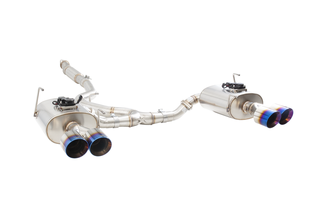 Xforce Subaru WRX / STI G3 & VA Sedan Varex WR Valved Cat Back Exhaust with Burnt Blue Tips