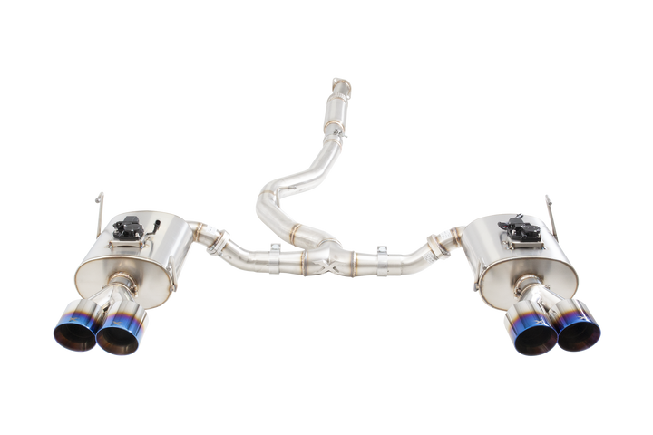 Xforce Subaru WRX / STI G3 & VA Sedan Varex WR Valved Cat Back Exhaust with Burnt Blue Tips