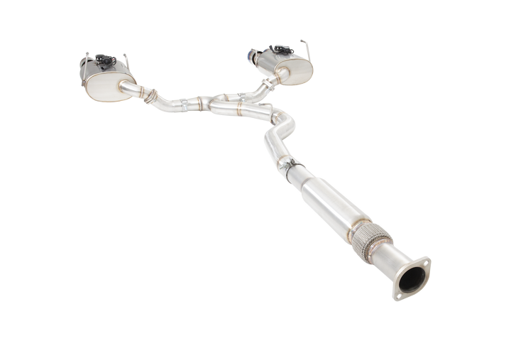 Xforce Subaru WRX / STI G3 & VA Sedan Varex WR Valved Cat Back Exhaust with Burnt Blue Tips