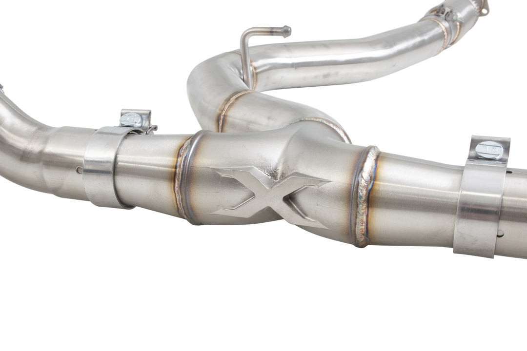 Xforce Subaru WRX / STI G3 & VA Sedan Varex WR Valved Cat Back Exhaust with Black Tips