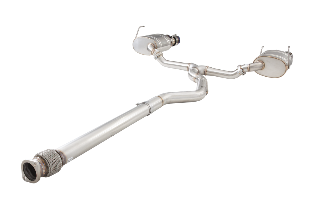 Xforce Subaru WRX VB Cat Back Exhaust System with Burnt Blue Tips