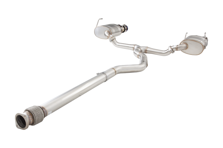 Xforce Subaru WRX VB Cat Back Exhaust System with Burnt Blue Tips