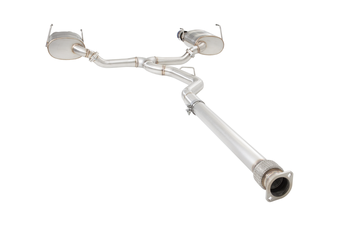 Xforce Subaru WRX VB Cat Back Exhaust System with Burnt Blue Tips