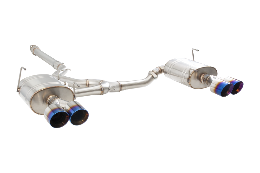 Xforce Subaru WRX VB Cat Back Exhaust System with Burnt Blue Tips