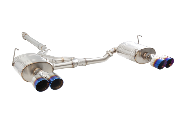 Xforce Subaru WRX VB Cat Back Exhaust System with Burnt Blue Tips