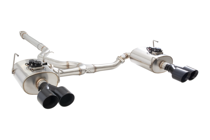 Xforce Subaru WRX VB Varex WR Valved Cat Back Exhaust System with Black Tips
