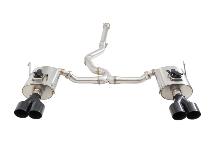 Xforce Subaru WRX VB Varex WR Valved Cat Back Exhaust System with Black Tips