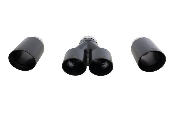 Xforce Toyota Corolla GR Matte Black Exhaust Tip Set