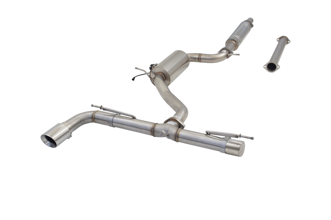 Xforce VW Golf TSI MK7 to MK8 VAREX Valved Cat-Back Exhaust System