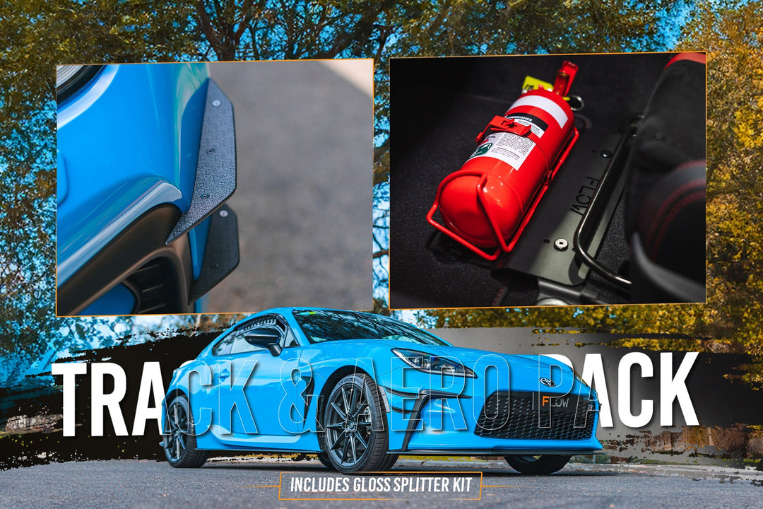 ZN8 GR86 Full Lip Splitter Set | Black