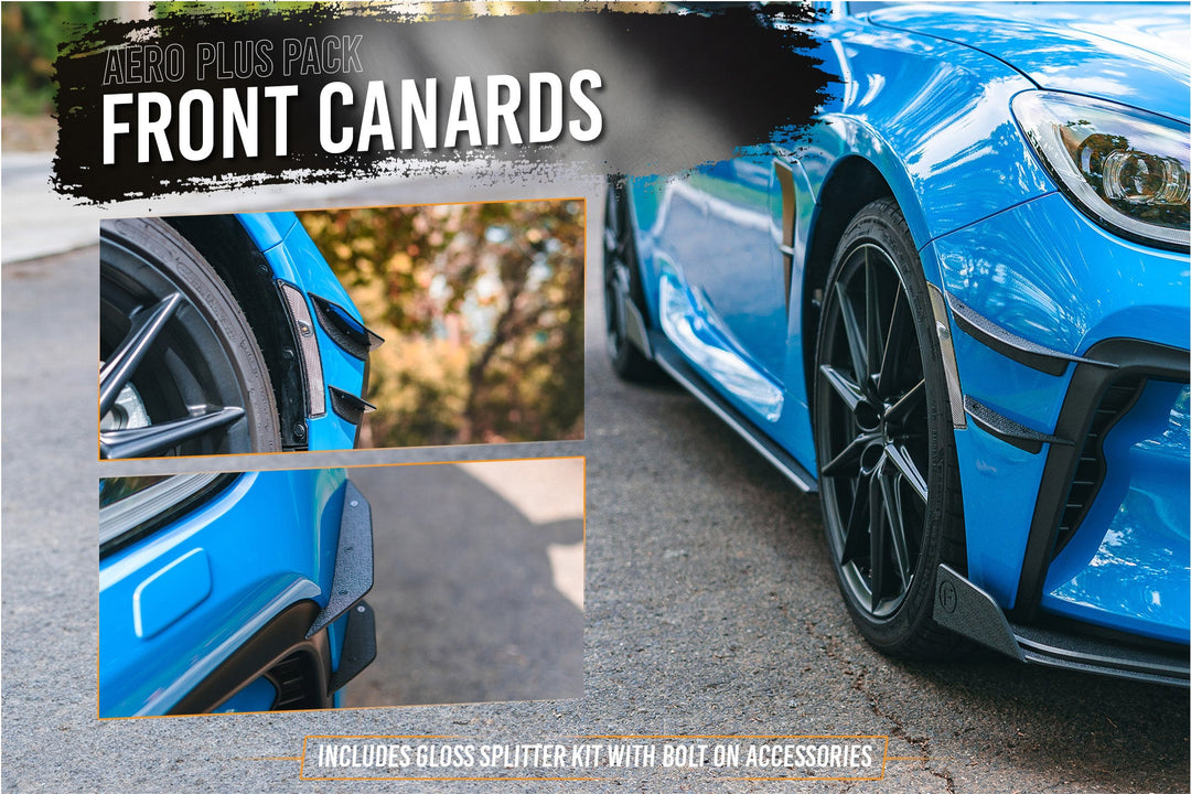 ZN8 GR86 Full Lip Splitter Set | Black