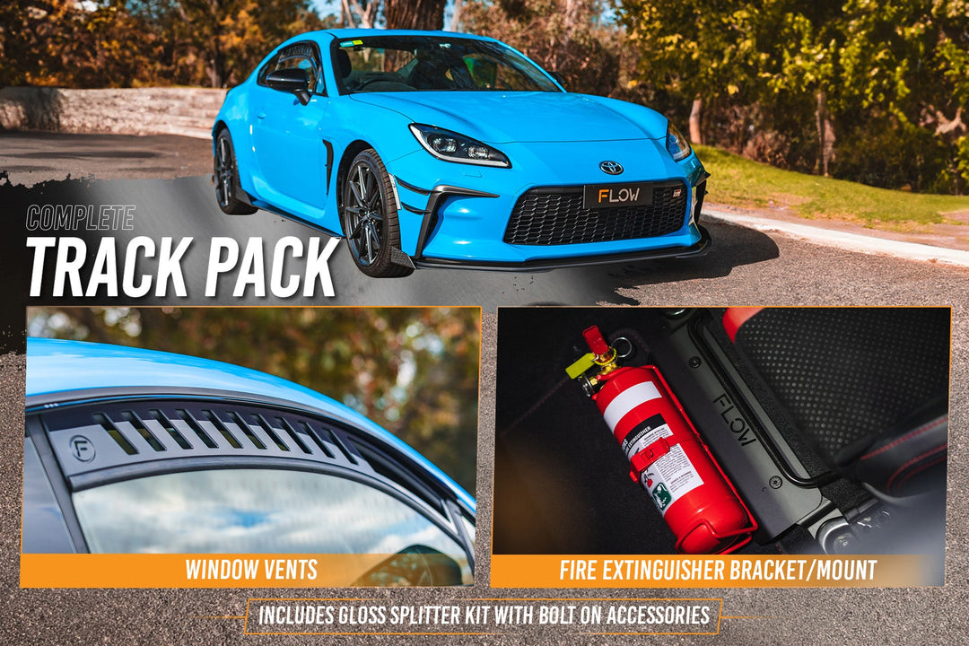 ZN8 GR86 Full Lip Splitter Set | Black