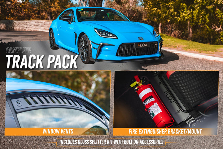 ZN8 GR86 Full Lip Splitter Set | Black
