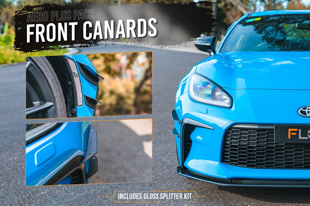 ZN8 GR86 Full Lip Splitter Set | Black