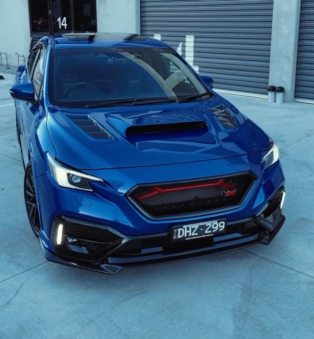 DRL BEZEL + LOWER MESH GRILLE COMBO - CUSTOM GLOSS BLACK