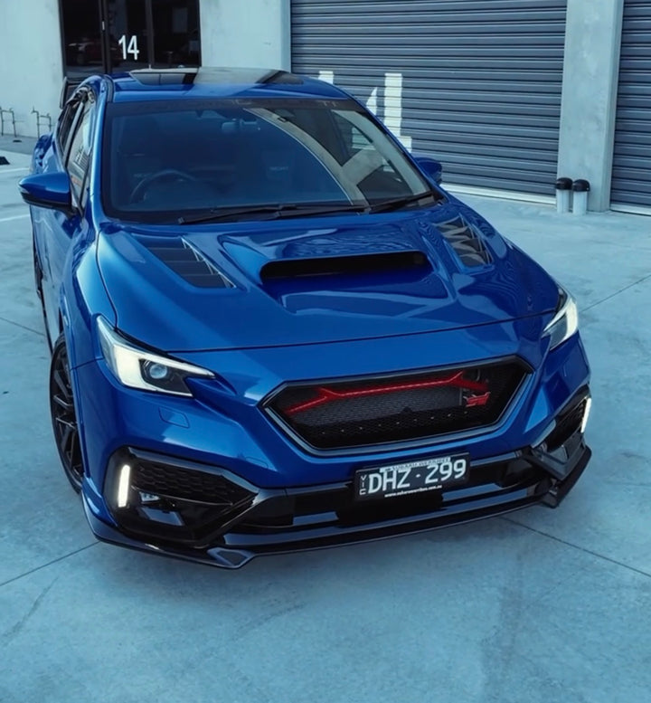 DRL BEZEL + LOWER MESH GRILLE COMBO - CUSTOM GLOSS BLACK