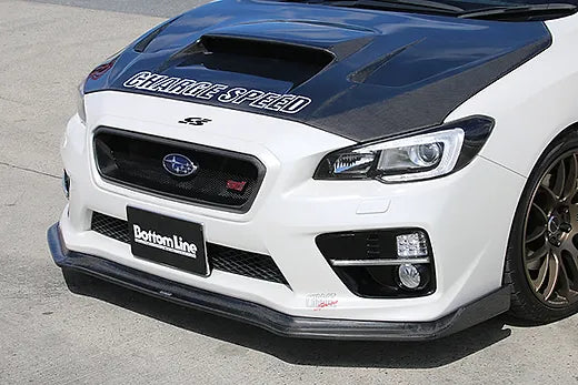 Automodellista Front Lip CS Style For 2014-2017 Subaru WRX/STI VA [Carbon Fibre]