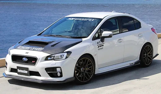 Automodellista Front Lip CS Style For 2014-2017 Subaru WRX/STI VA [Carbon Fibre]