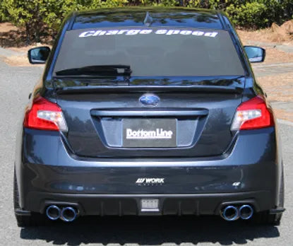 Automodellista Rear Bumper Extension CS Style For 2015-2021 Subaru WRX/STI [Carbon Fibre]