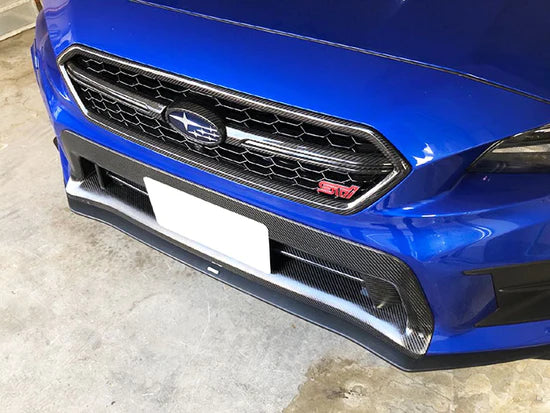 Automodellista Front Bar Cover For 2018-2021 Subaru WRX VA [Dry Carbon]