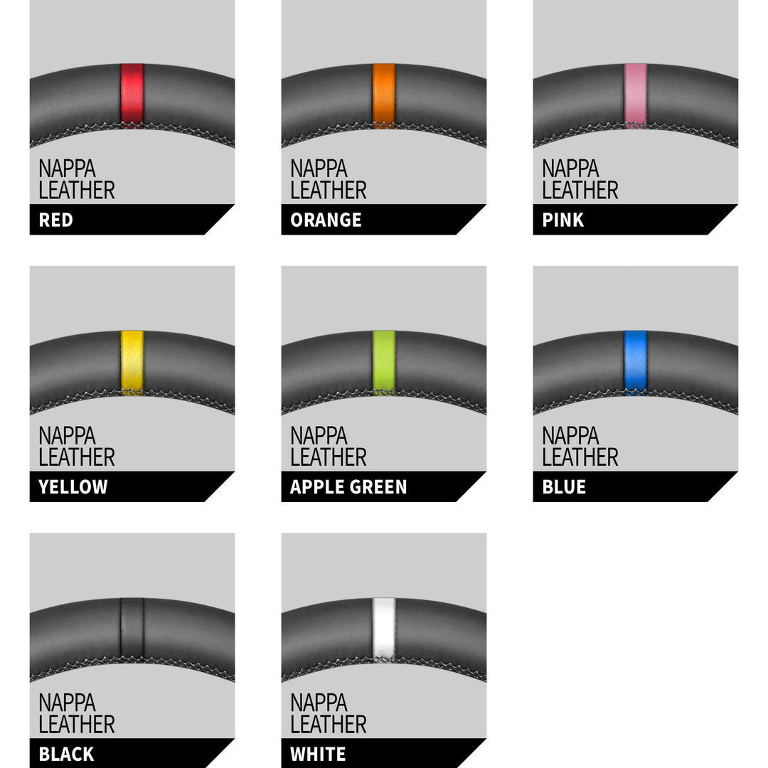CEEHOR D-Shape Steering Wheel (Leather + Leather) For Subaru Impreza WRX/STI G3 2008-2013