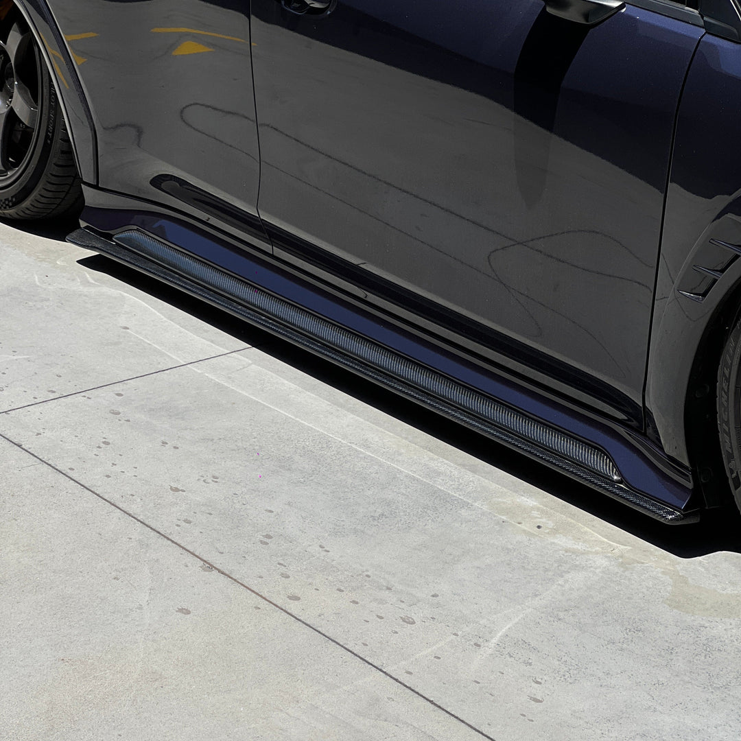 AFD Kogeki-Spec Paint Matched Side Skirts for Subaru WRX (VB) 2022-2025