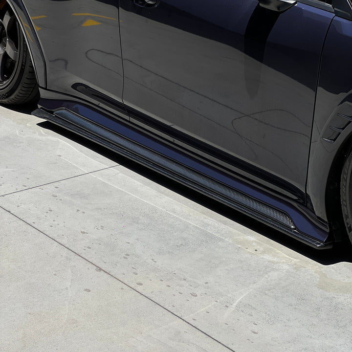 AFD Kogeki-Spec Paint Matched Side Skirts for Subaru WRX (VB) 2022-2025
