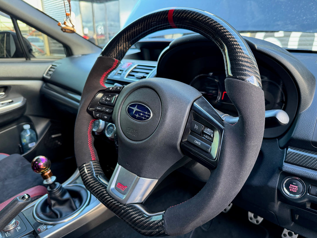 DMAKER D-Spec Steering Wheel For 2015+ Subaru WRX/STI VA [Carbon Fibre]