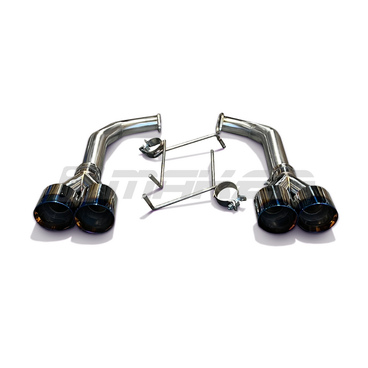 AFD Stainless Steel Double Wald 4" Axle Back Exhaust For Subaru WRX VB 2022-2025