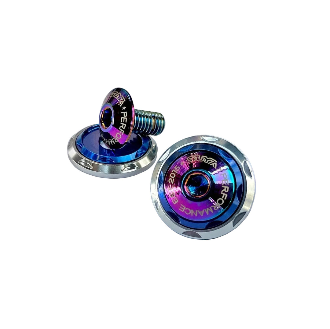 SUYA Engine Bay - CNC M6 Dress Up Washer & Bolt (V2) - Titanium Bolts