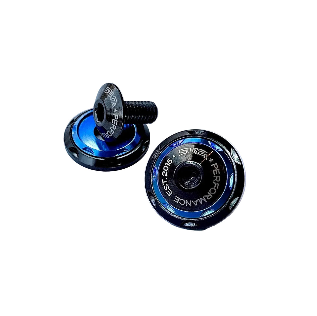 SUYA Engine Bay - CNC M6 Dress Up Washer & Bolt (V2) - Black Bolts