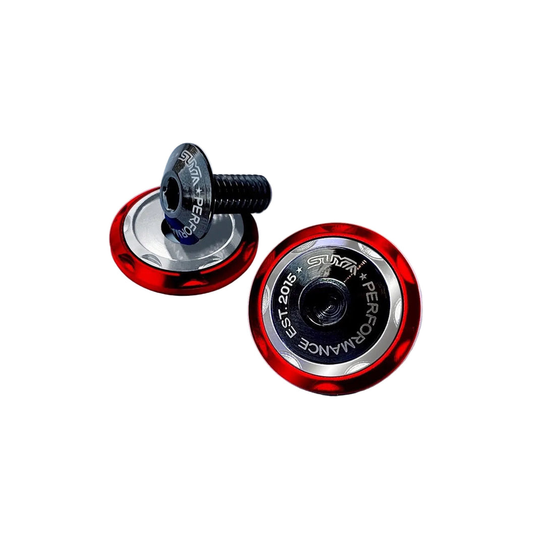 SUYA Engine Bay - CNC M6 Dress Up Washer & Bolt (V2) - Black Bolts