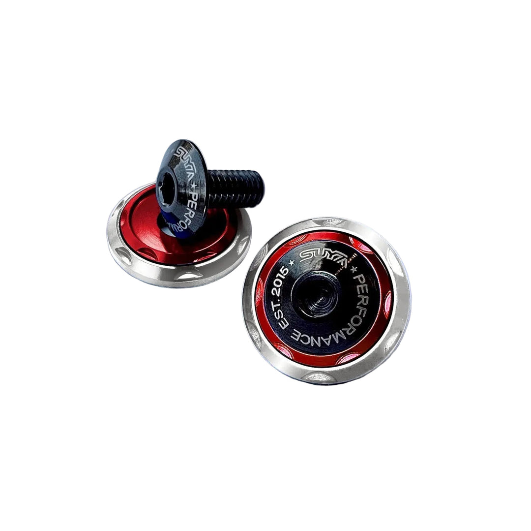 SUYA Engine Bay - CNC M6 Dress Up Washer & Bolt (V2) - Black Bolts