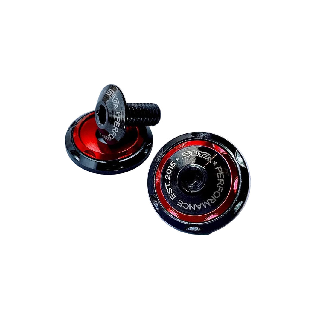 SUYA Engine Bay - CNC M6 Dress Up Washer & Bolt (V2) - Black Bolts