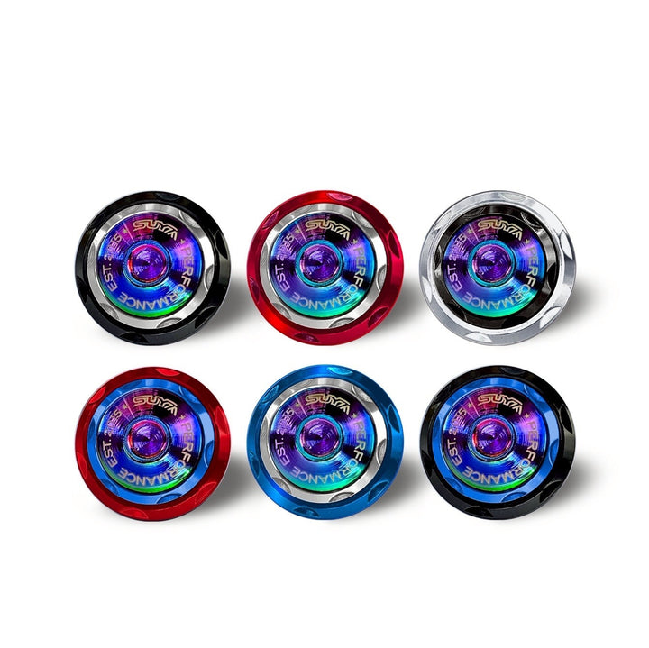 SUYA Engine Bay - CNC M6 Dress Up Washer & Bolt (V2) - Titanium Bolts