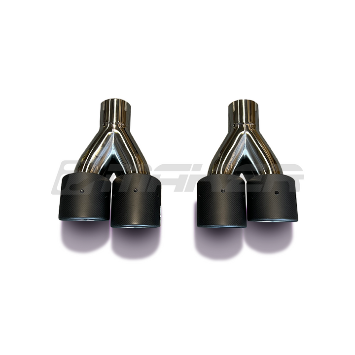 AFD Stainless Steel Double Wald 4" Axle Back Exhaust For Subaru WRX VB 2022-2025